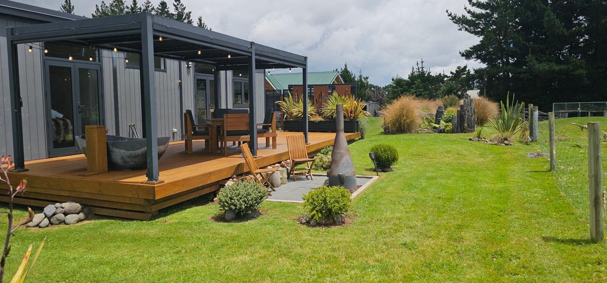 Mangateitei Views - Rangataua Tiny Home Ohakune Exterior foto