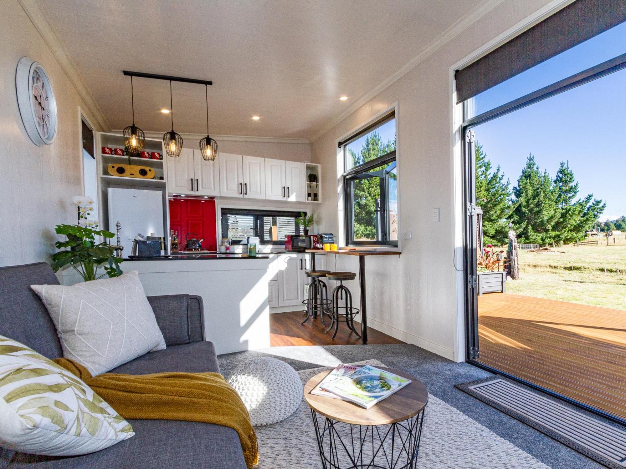 Mangateitei Views - Rangataua Tiny Home Ohakune Exterior foto